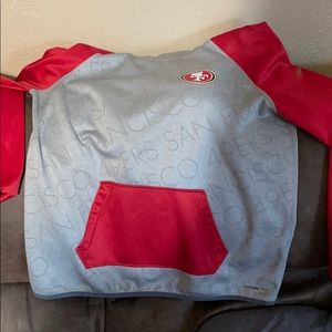 49ers therma fit hoodie